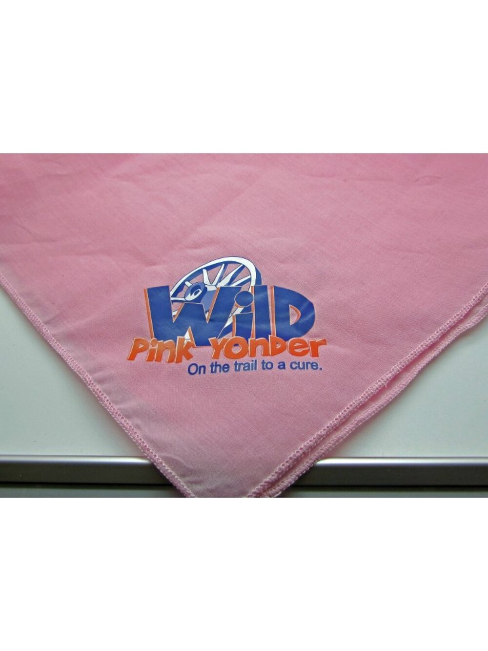 Pink Breast Cancer Scarf  Bandanna Headband Headscarf  Wild Pink Yonder Trail